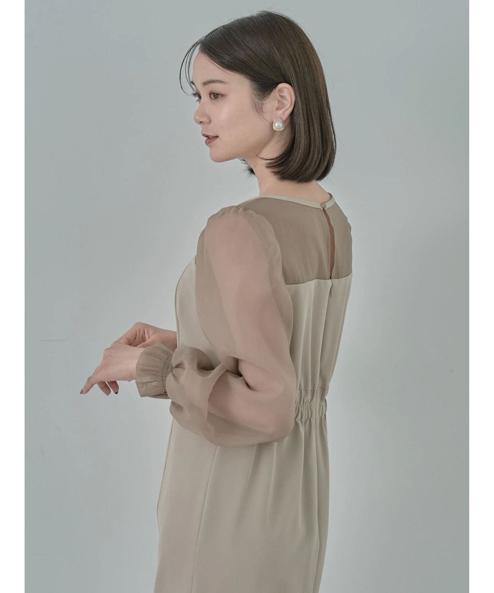 earth music&ecology ＳＥＴ２点チュールキャミ付きドッキングワンピース 