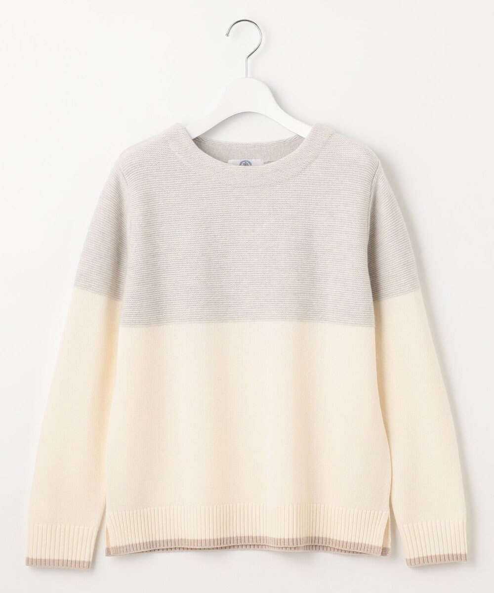 J.PRESS LADIES L 【WEB限定カラーあり・洗える】CAT ボートネック ブロッキング ニット 