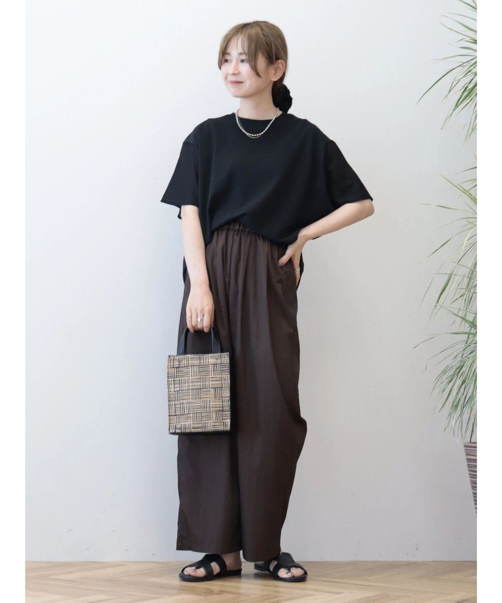 AMERICAN HOLIC 異素材ショルダー切替カットプルオーバー 