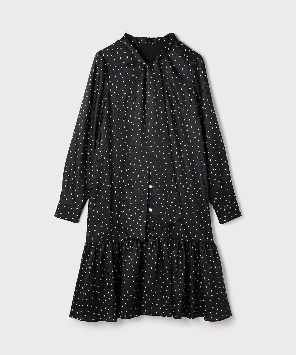 GRACE CONTINENTAL ランダムドットボウタイワンピース 