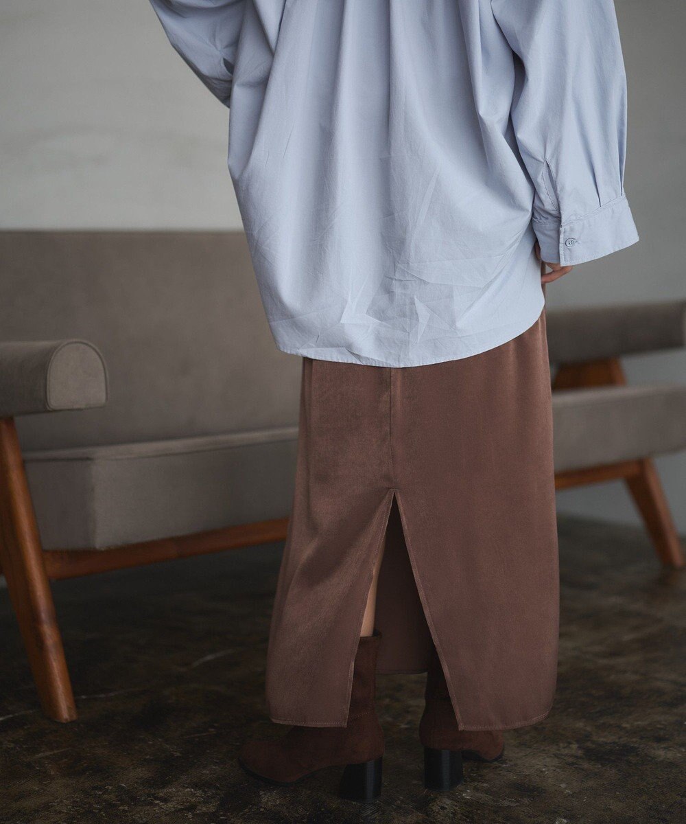 CRAFT STANDARD BOUTIQUE ダルサテンIラインスカート 