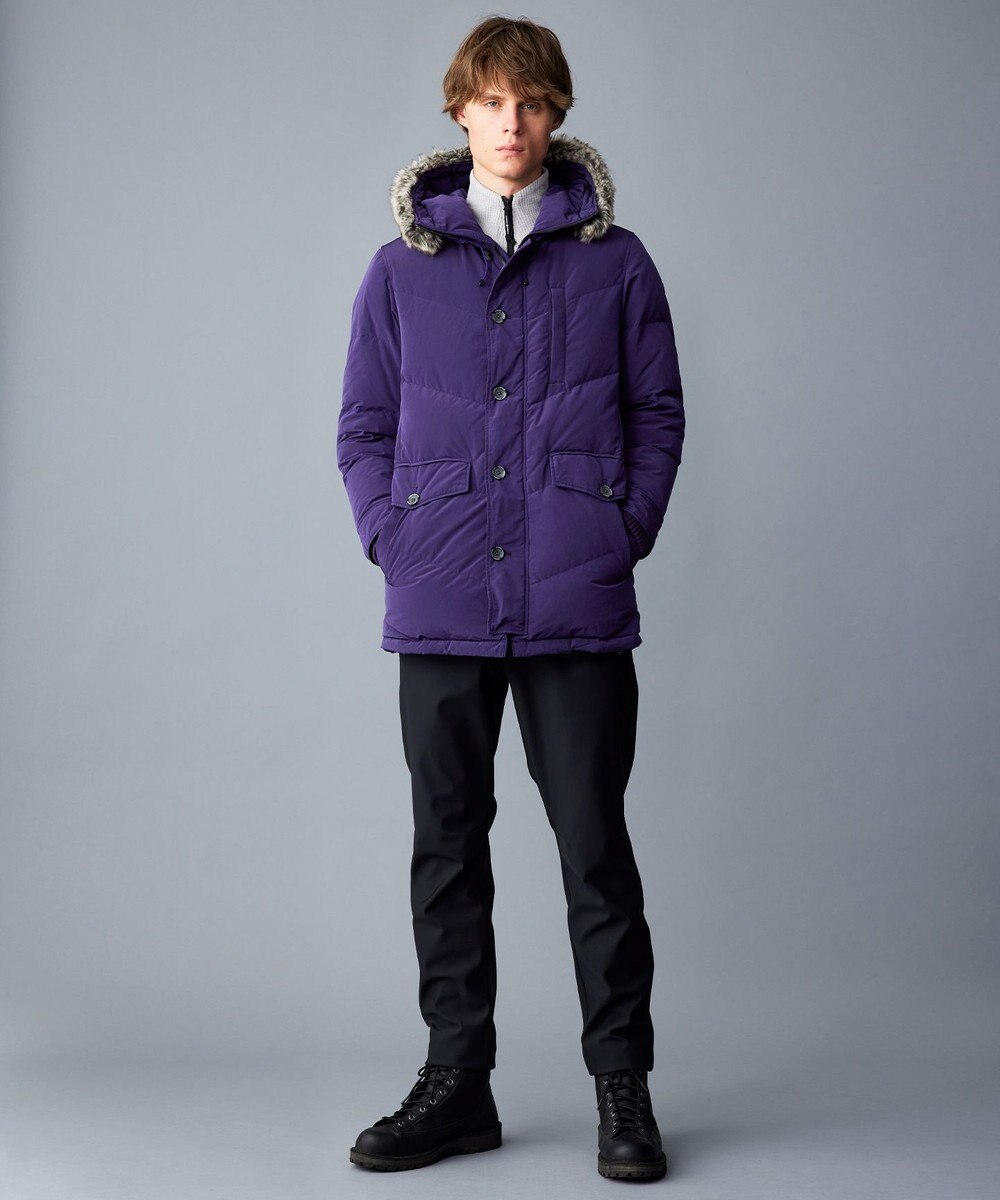 JOSEPH ABBOUD MOUNTAIN  【サスティナブル/ECO撥水/ECOファー/9ポケット/男女兼用】Pe/Nyピーチ ダウンコート 