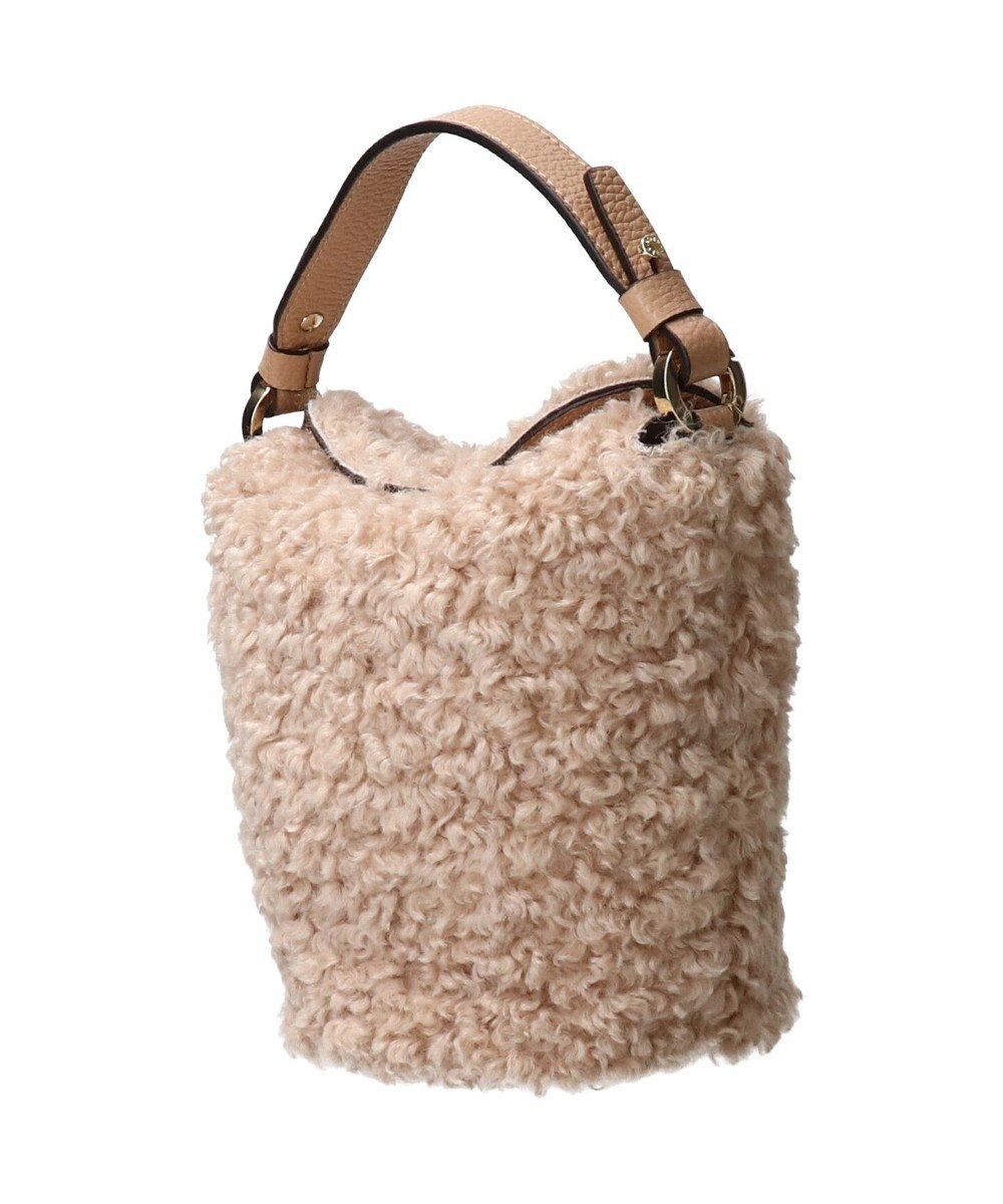 INTER-CHAUSSURES 【LORISTELLA】レザーハンドルミニボアバッグ 