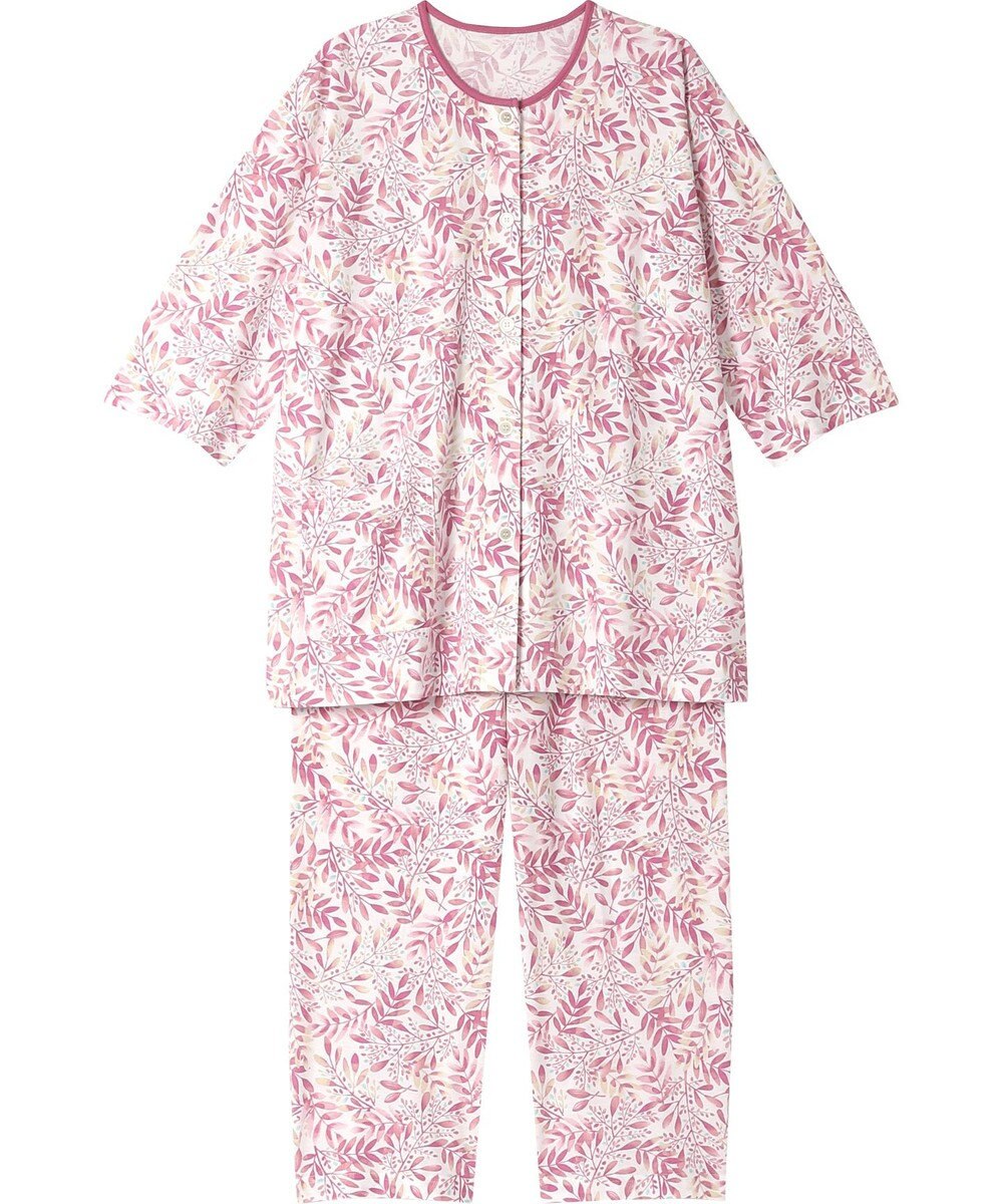 Wing ウイング スリープ パジャマ 7分袖 8分丈 綿100％ 天竺素材 レディース EP8021 ウイング／ワコール 