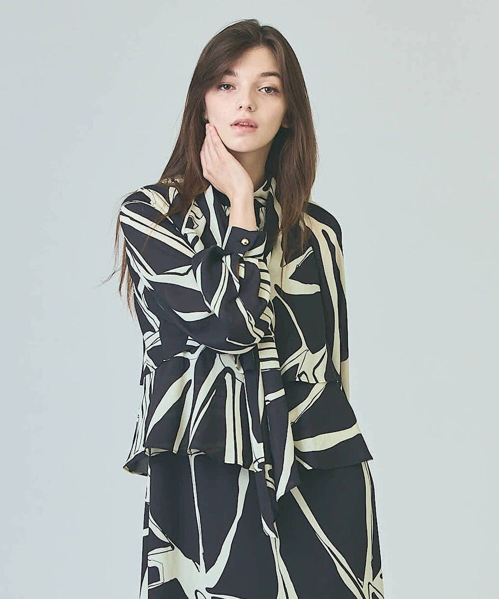 GRACE CONTINENTAL キカラッフルレイヤードワンピース 