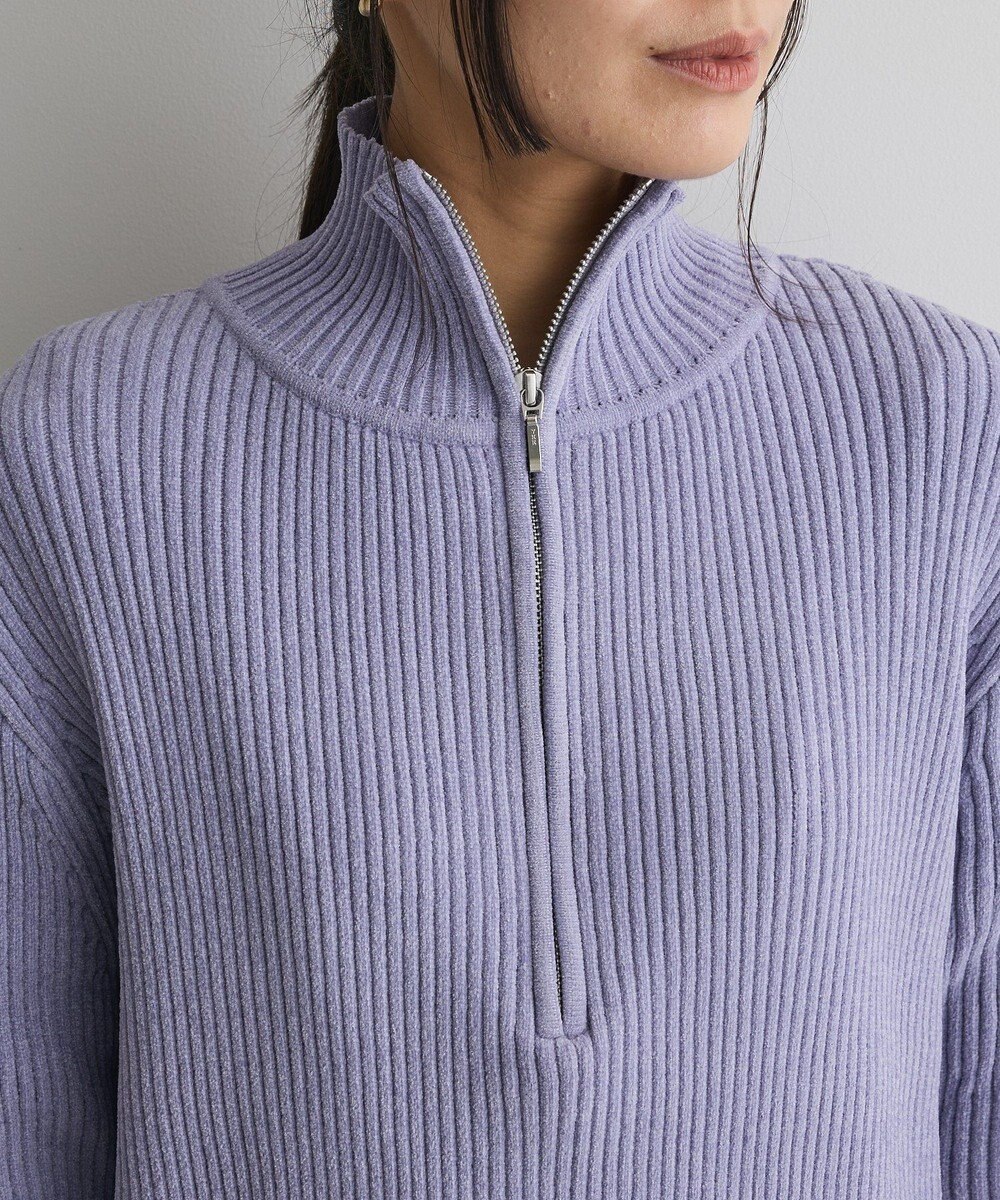 CRAFT STANDARD BOUTIQUE ミニモールハーフジップニットプルオーバー 