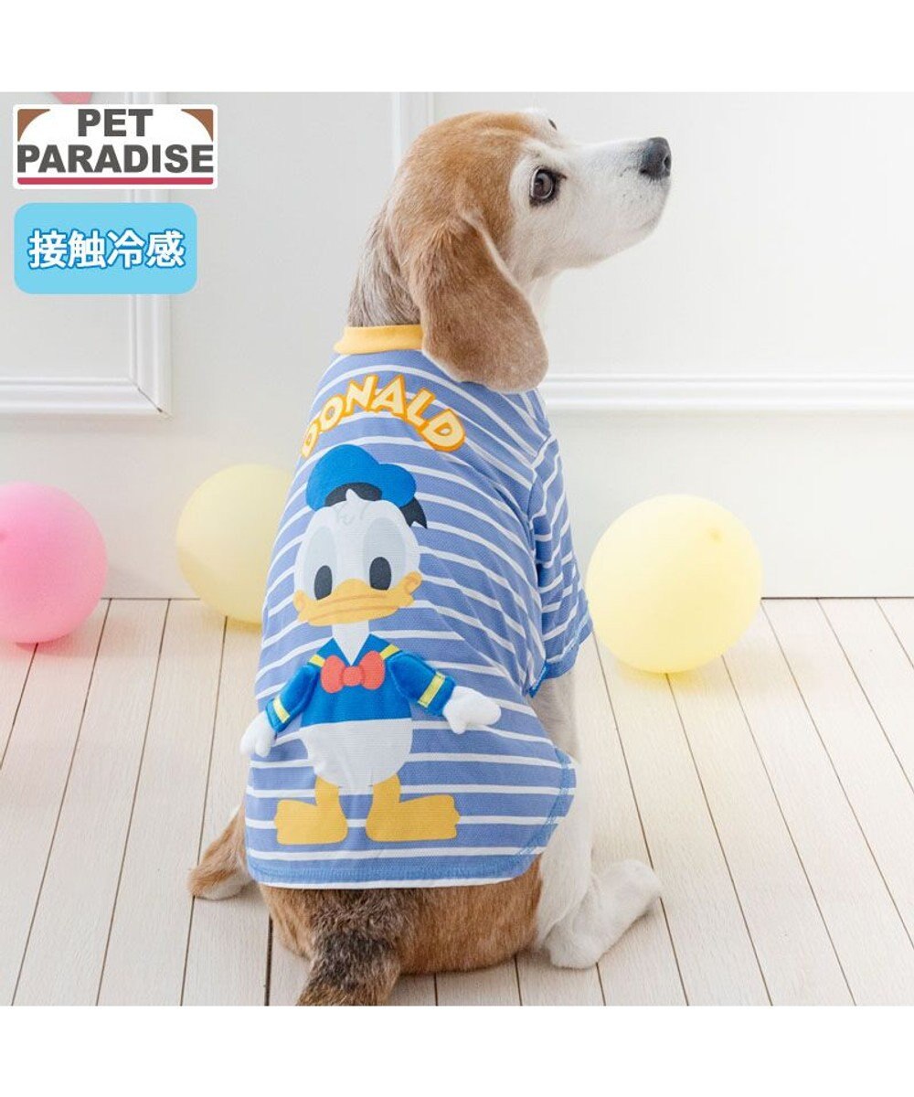 PET PARADISE ディズニー ドナルドダック 手つなぎＴシャツ 接触冷感 中型犬 大型犬 
