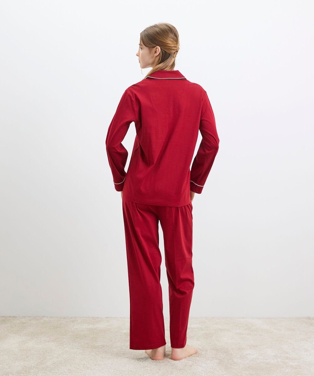 une nana cool 【綿100%】60/1 シルケットスムース 長袖開襟 MADE WITH LIBERTY FABRIC 