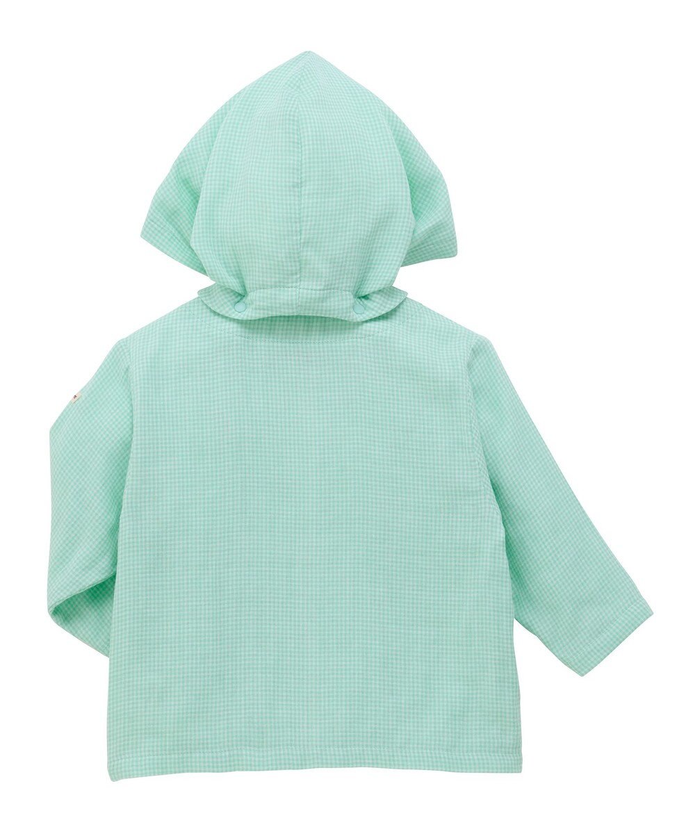 MIKI HOUSE HOT BISCUITS 【80-120cm】二重織ガーゼ素材 パーカ 