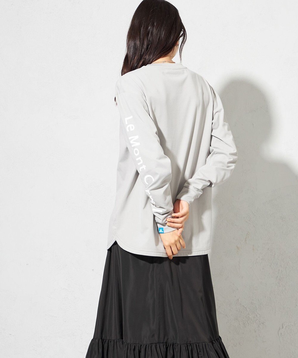 SHARE PARK LADIES 【UNISEX】吸水速乾 ショルダーロゴロングスリーブTシャツ（S・Mサイズ） 