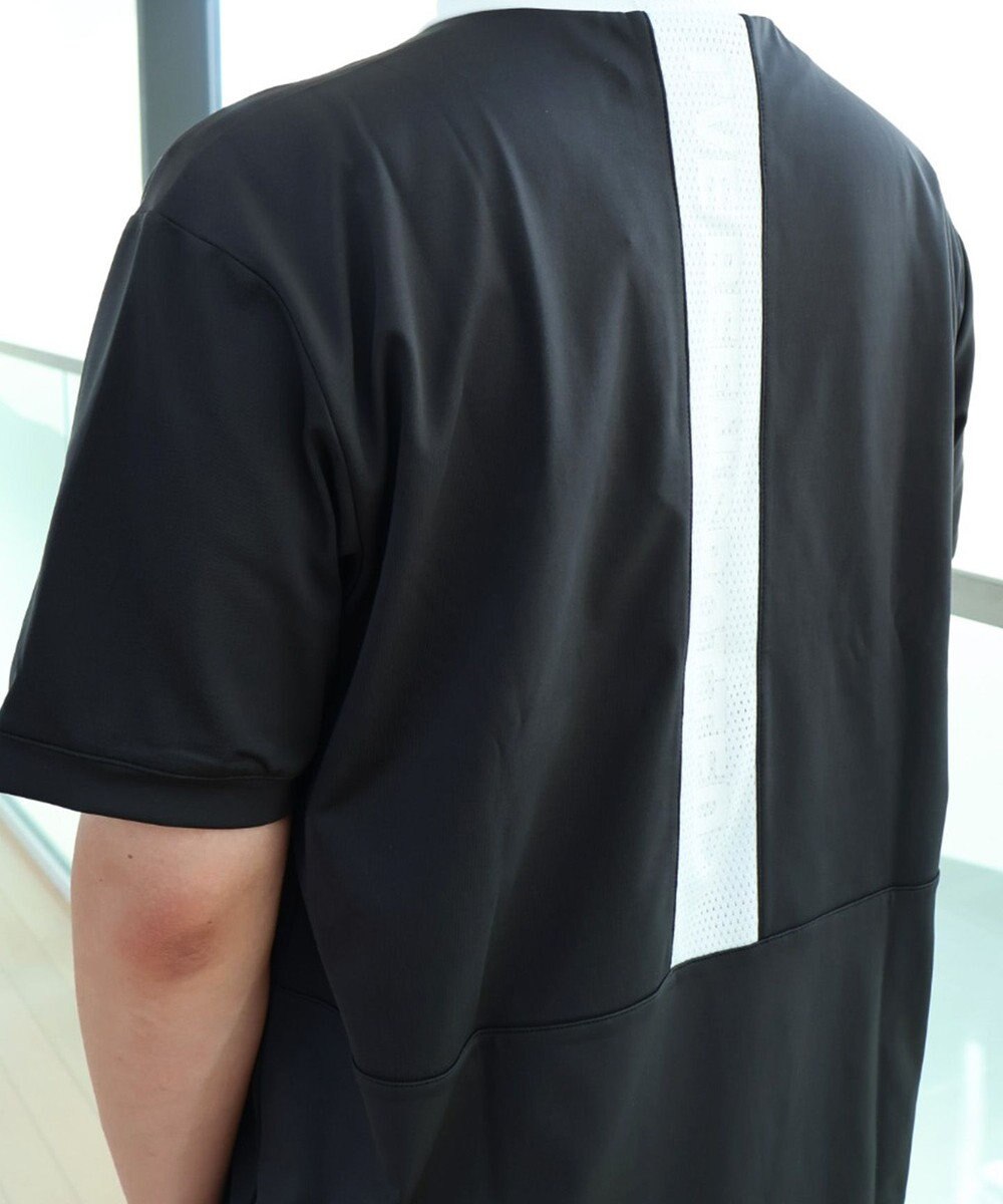 PW CIRCULUS 【UVカット / 吸水速乾 / 伸縮性抜群】【MEN】バックメッシュ切り替えモックT 