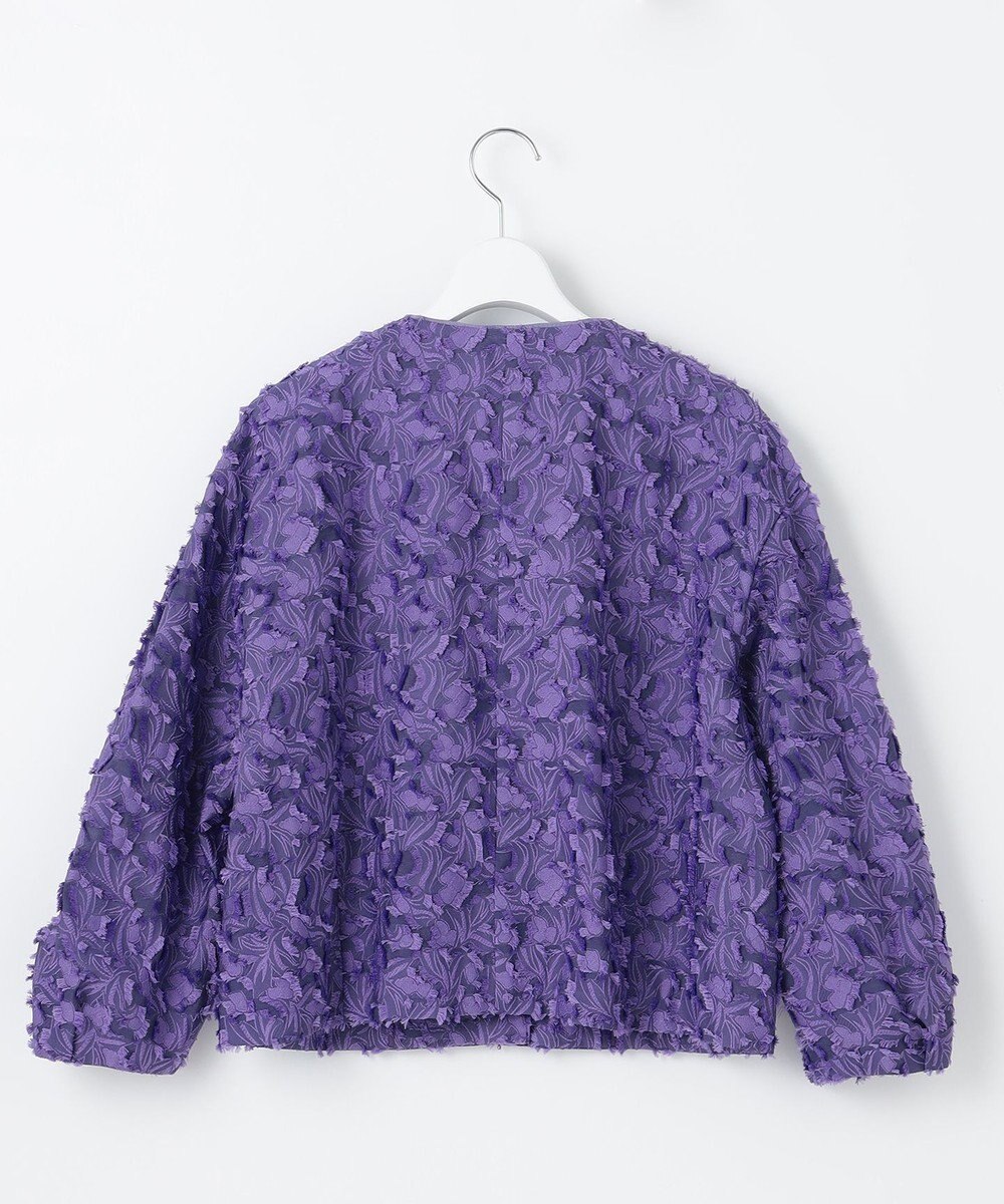 自由区 S YONEZAWAレーシージャガード ノーカラージャケット 