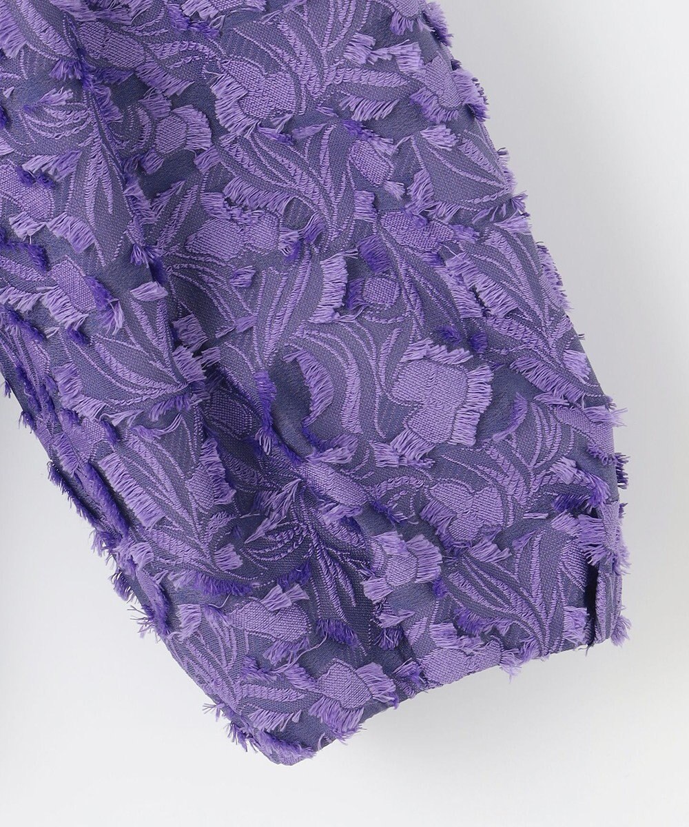 自由区 S YONEZAWAレーシージャガード ノーカラージャケット 