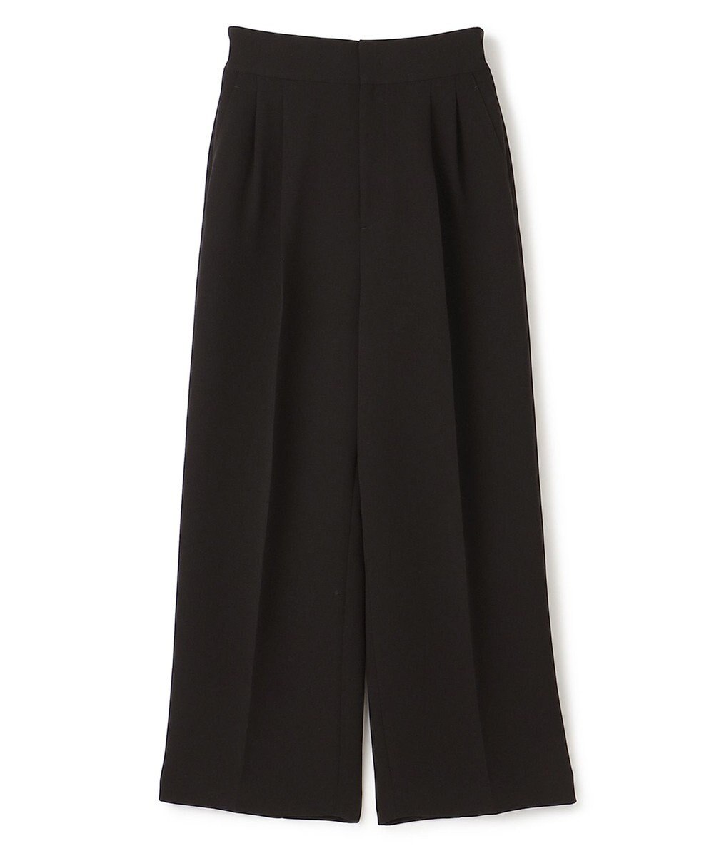 uncrave 【防シワ・洗濯機洗い可】ウォッシャブル ダブルクロス ワイドパンツ 