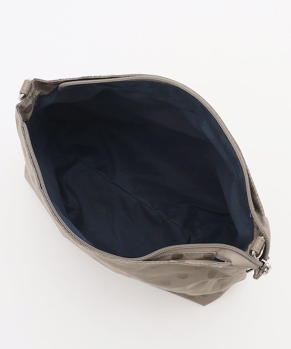 Y'SACCS ドットジャガードポーチ付きトートバッグ 