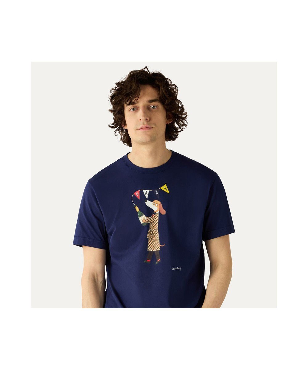 DAKS SLOWBOY Tシャツ〈シャンパン〉 