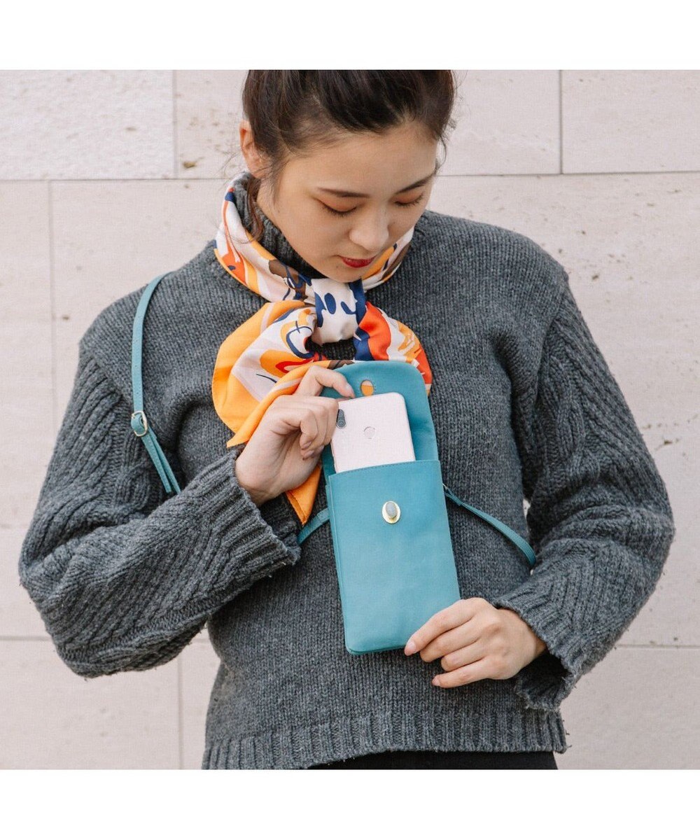 UNBILLION ペルケ perche ジェムストーンヒネリモバイルショルダー 