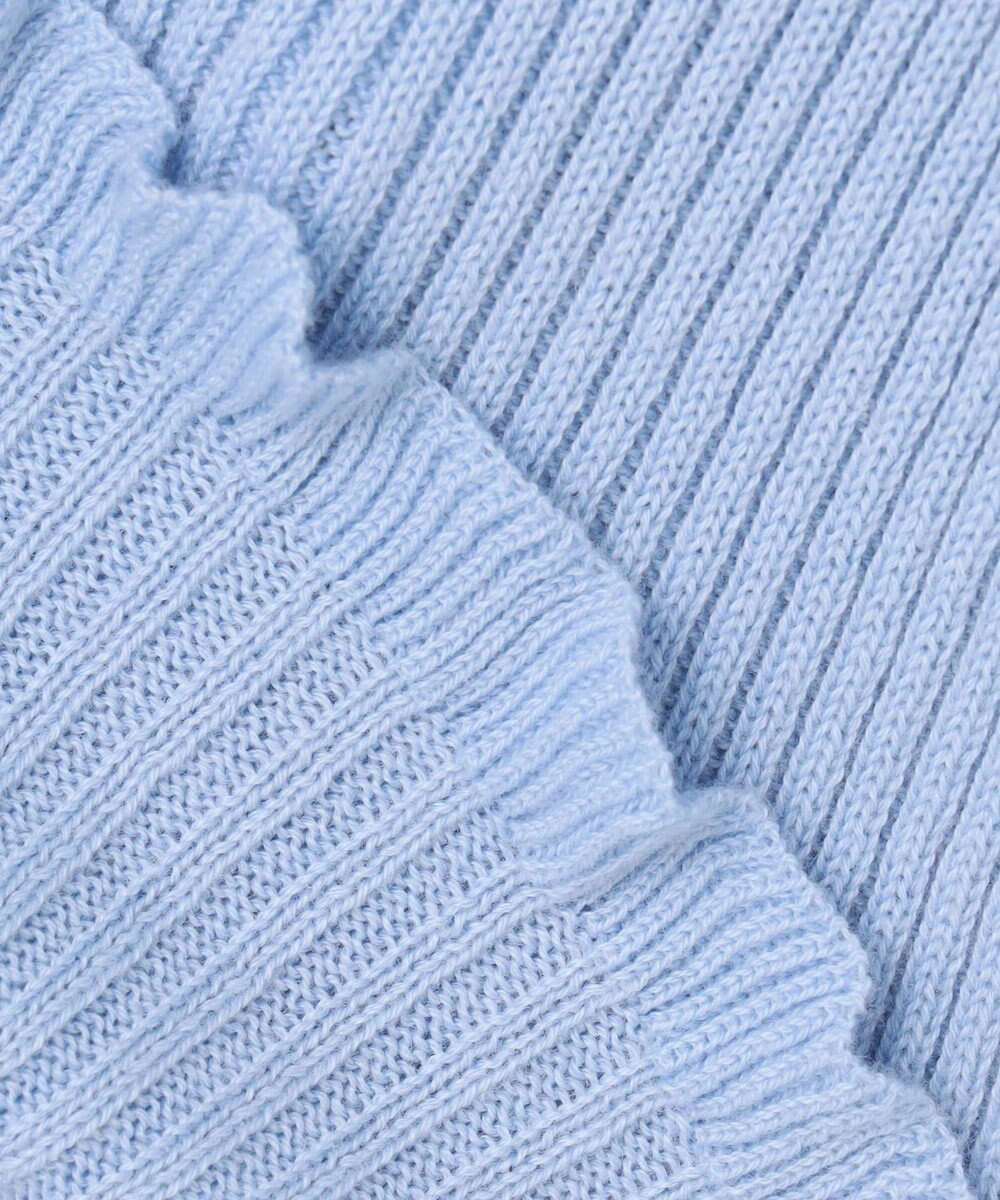 組曲 KIDS 【110-140㎝】フラワードット リブニット 