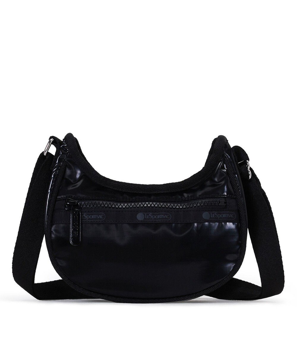 LeSportsac MINI HOBO CROSSBODY/ブラックシャイン 