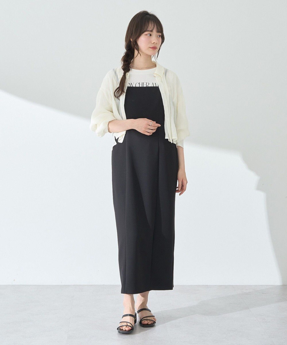 earth music&ecology マジョリカプリーツショートシャツ 