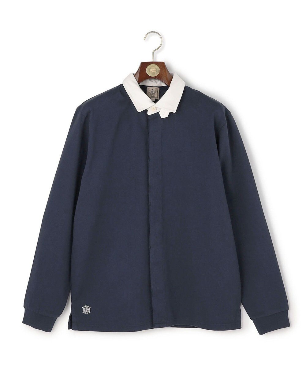 J.PRESS MEN 【フード取り外し可】フーデット ラガーシャツ 