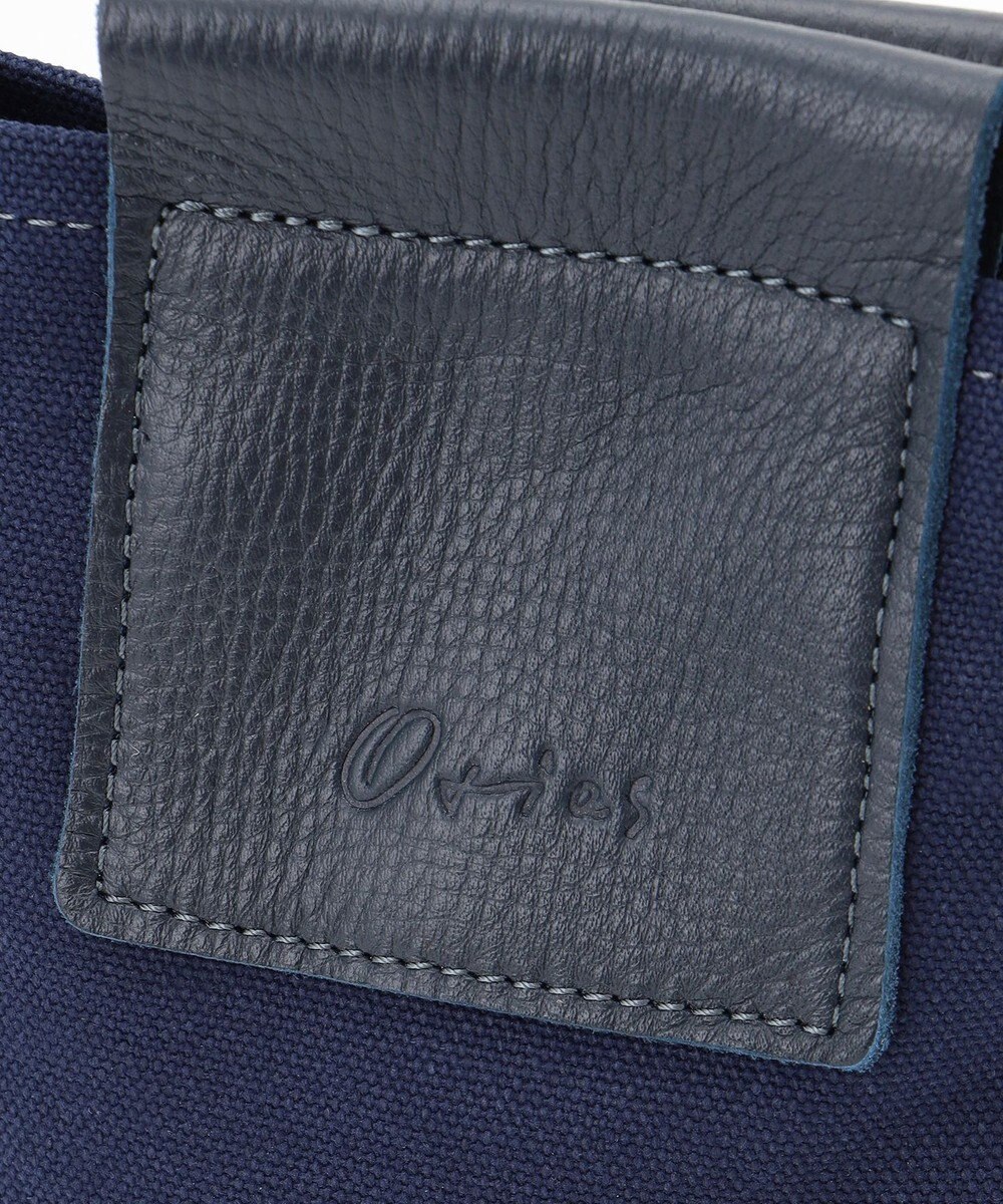 UNBILLION Otias 8号キャンバスシュリンクレザースマホショルダー 