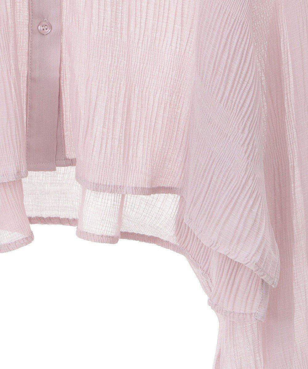 earth music&ecology マジョリカプリーツショートシャツ 