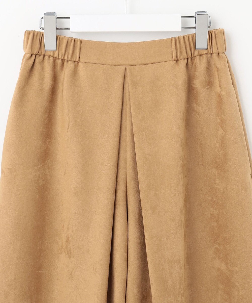 自由区 L 【洗える】ライトスエード キュロット 