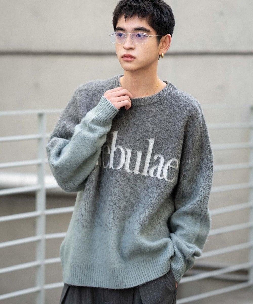 WEGO 【ユニセックス着用ITEM/MLサイズ展開】ファジーグラデーションプルオーバー 