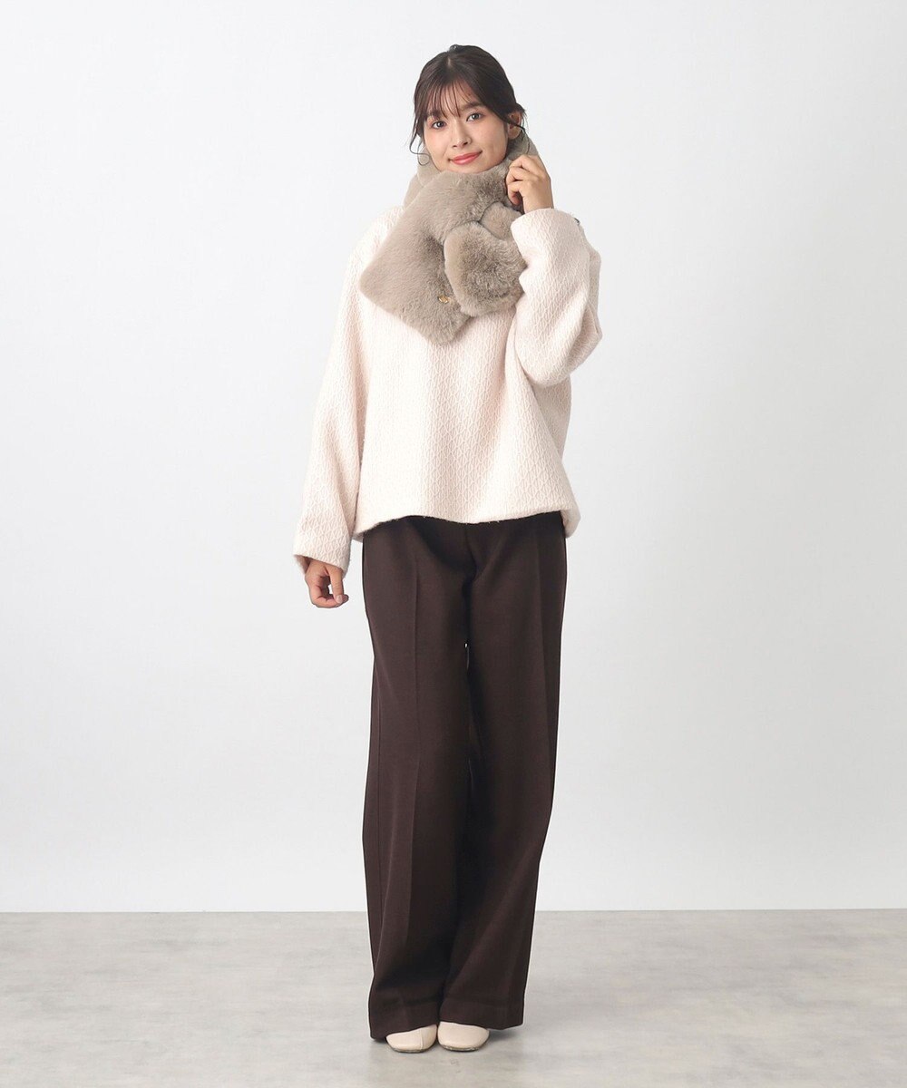 MOONBAT 【FUDGE11月号掲載】PAUL & JOE ACCESSOIRES フェイクファービッグマフラー 