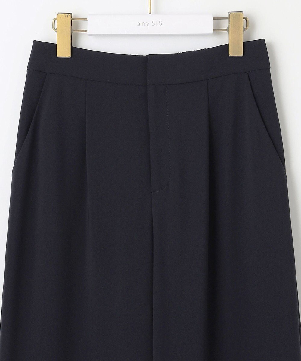 ANY SIS 【セットアップ対応】セレモニーダブルクロス ワイドパンツ 