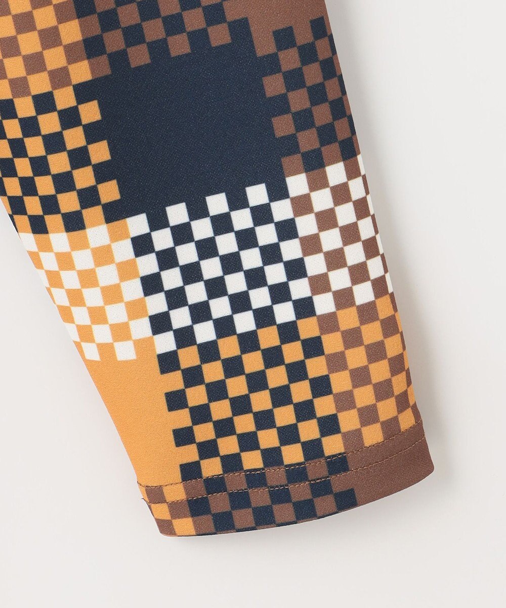 23区GOLF 【MEN/キングサイズ】【吸水速乾・UVケア】 チェック柄プリント 長袖シャツ 