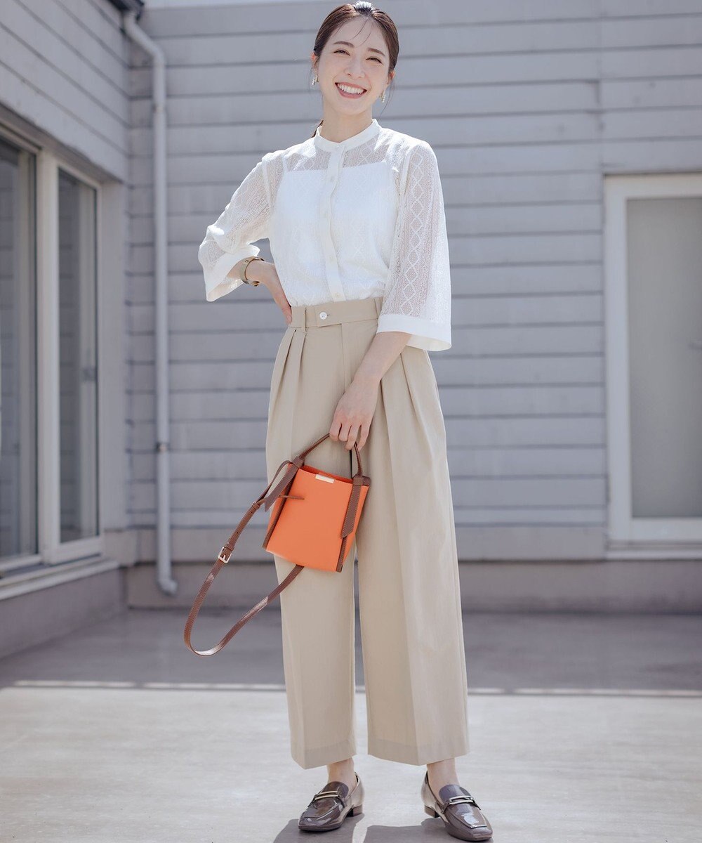 組曲 S スーパーライトストレッチ ワイドパンツ 