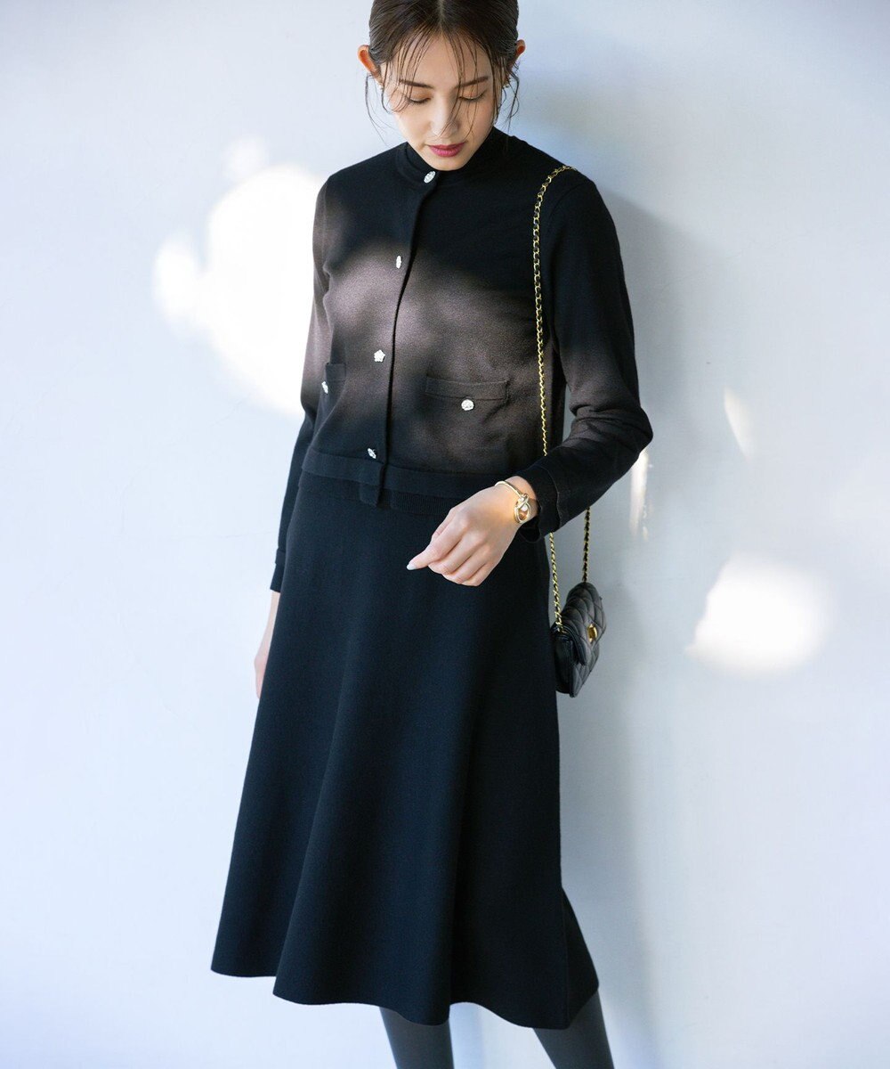 組曲 リブハイネック  ニット 