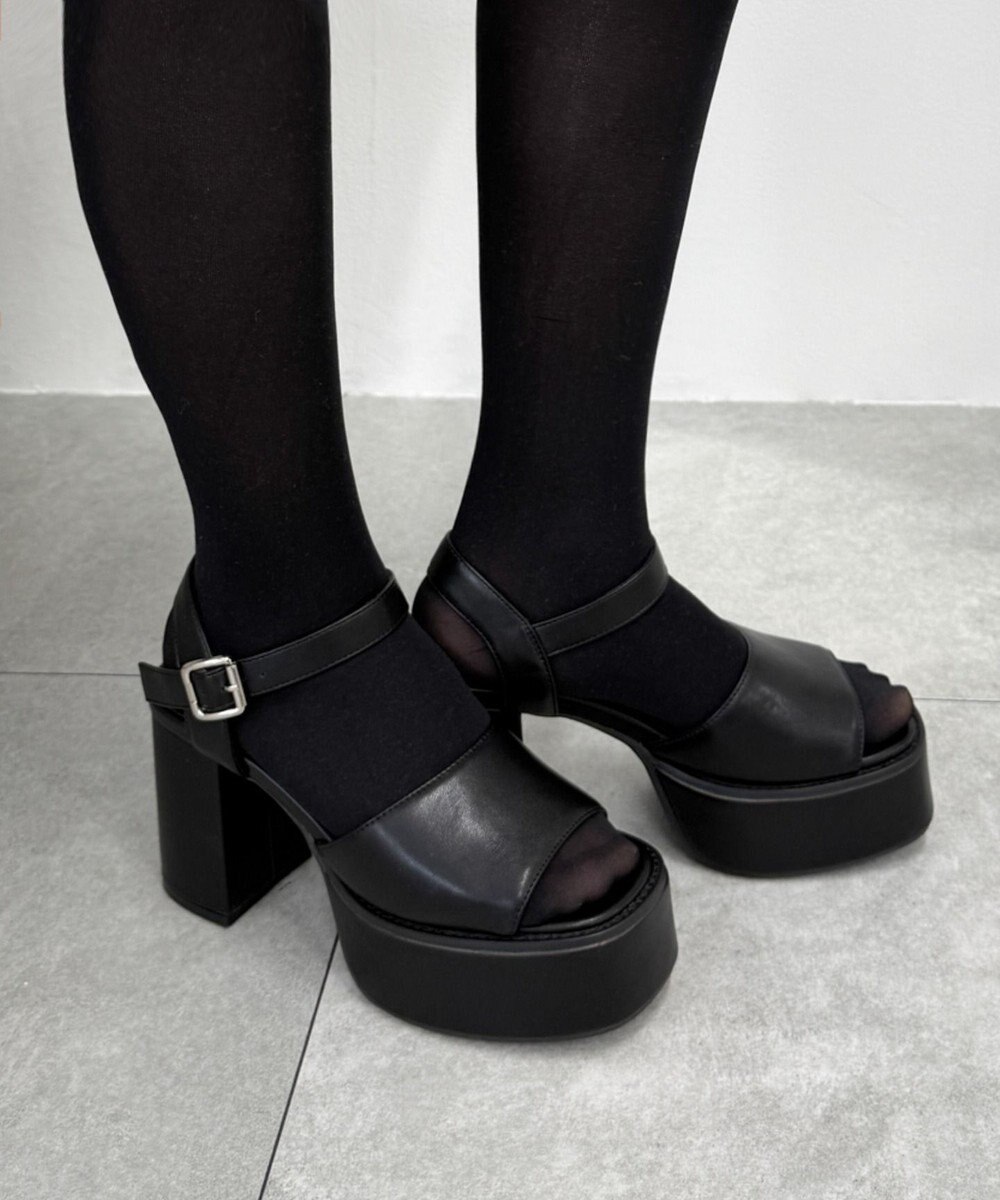 WEGO ヒールデザインサンダル 