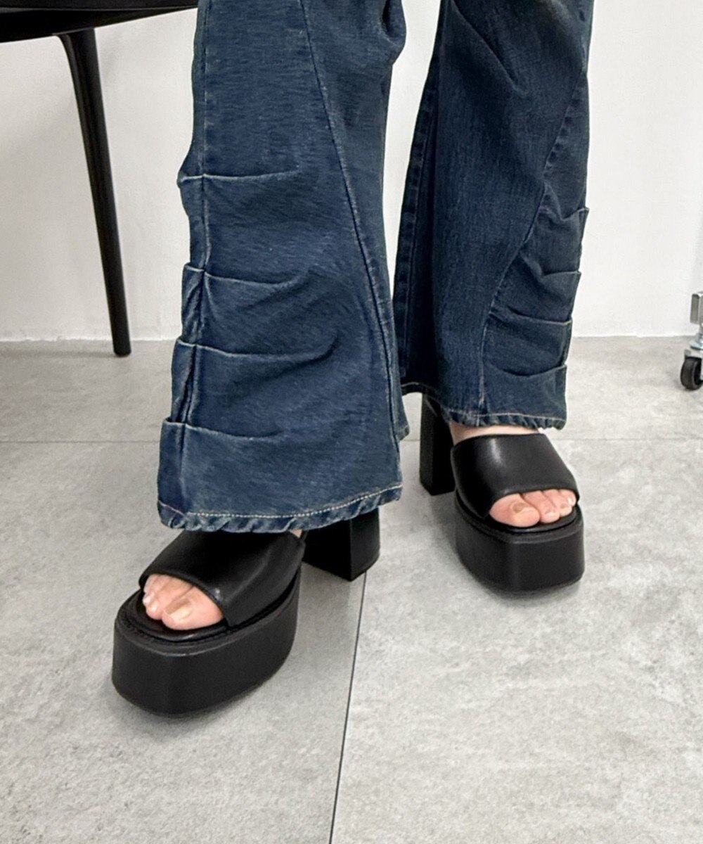 WEGO ヒールデザインサンダル 