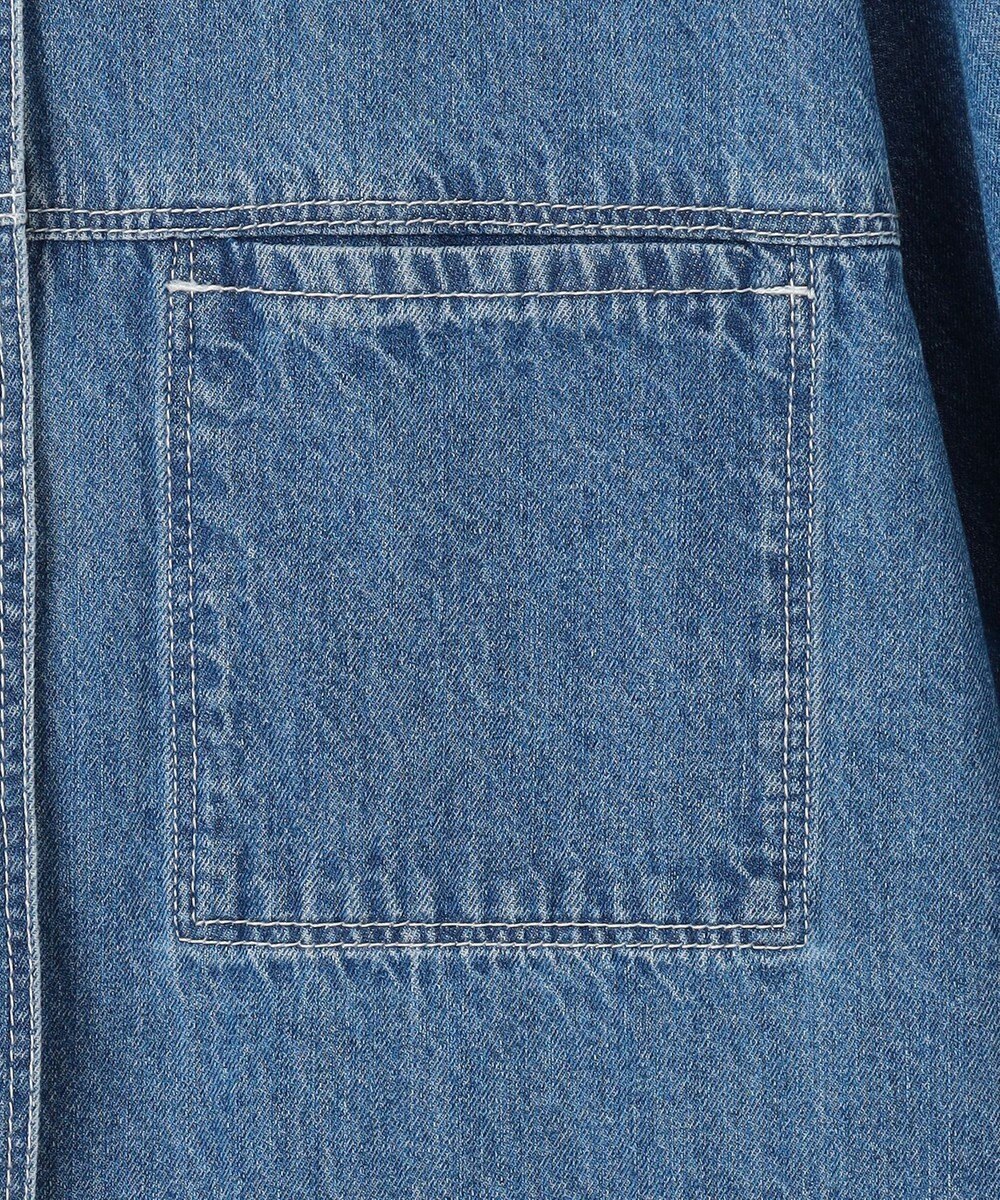 J.PRESS LADIES コットンリネン 7oz デニム シャツ 