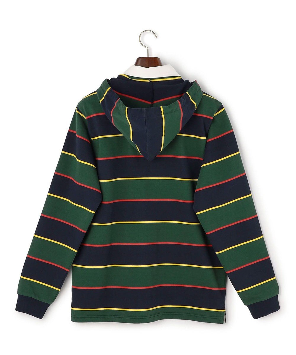 J.PRESS MEN 【フード取り外し可】フーデット ラガーシャツ 