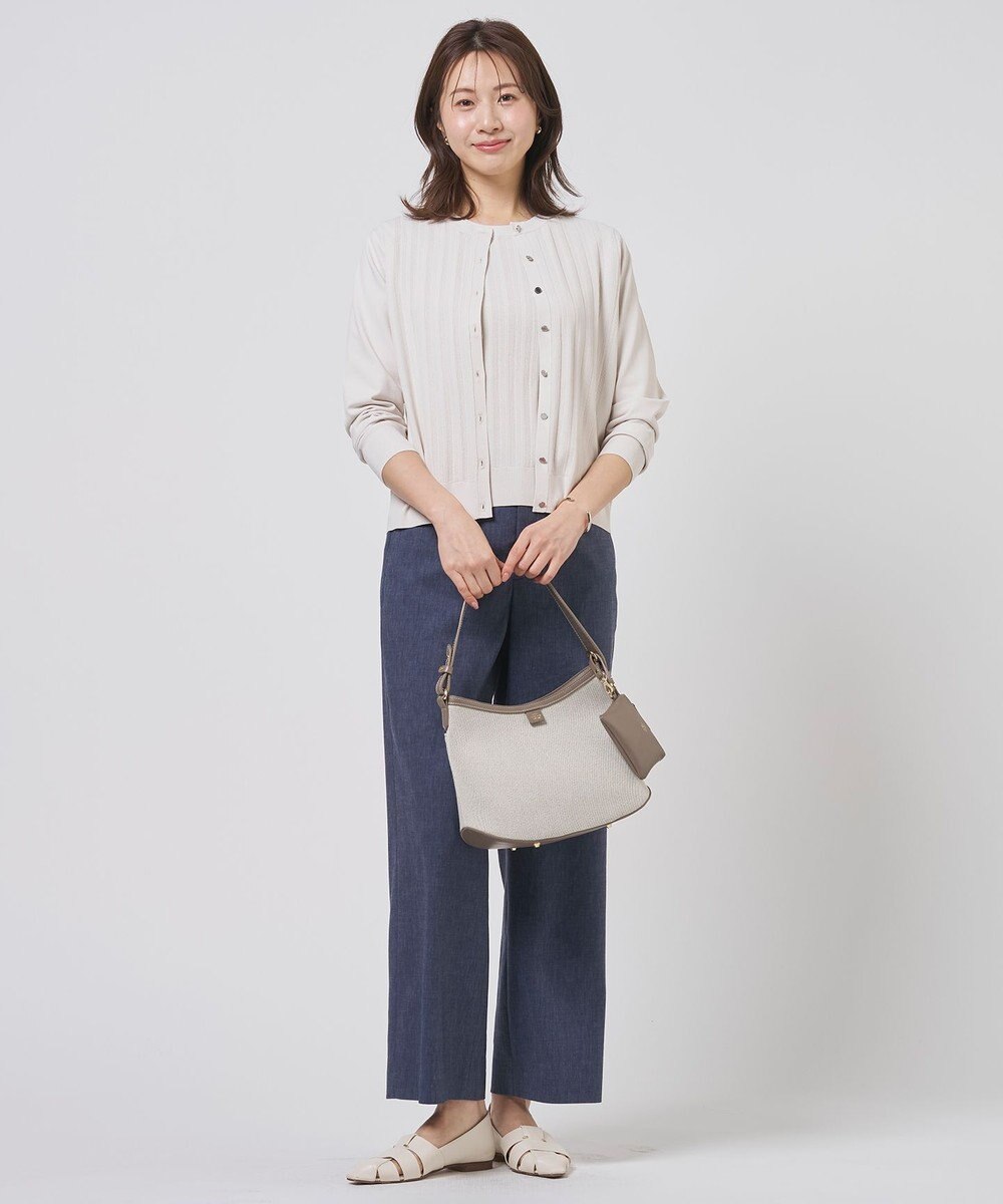 J.PRESS LADIES Rayon Elite Stretch クルーネック ニット 