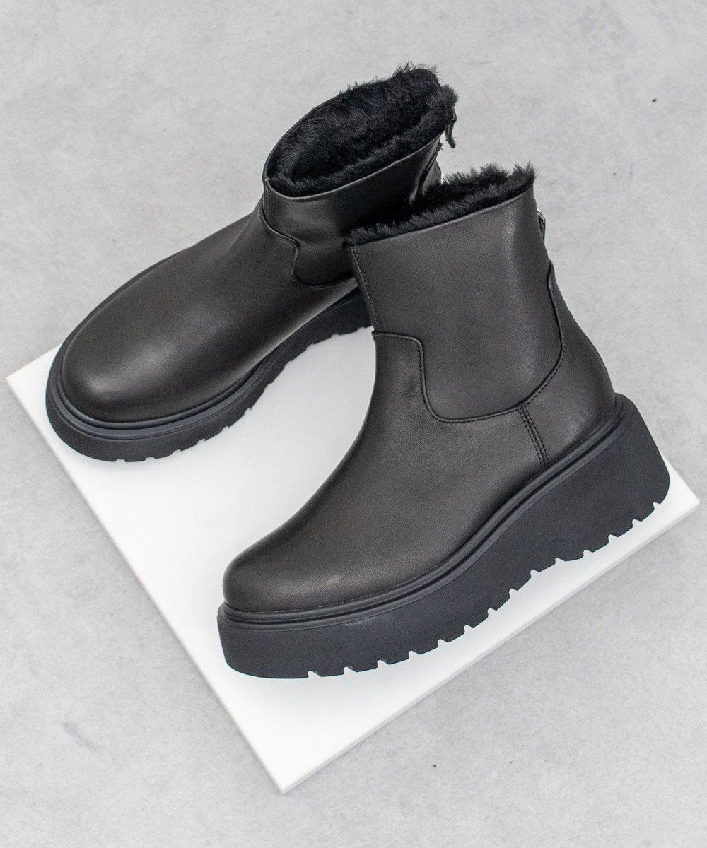 Bridget Birkin 【PARADIS COULEUR】ライニングフェイクムートンショートブーツ 