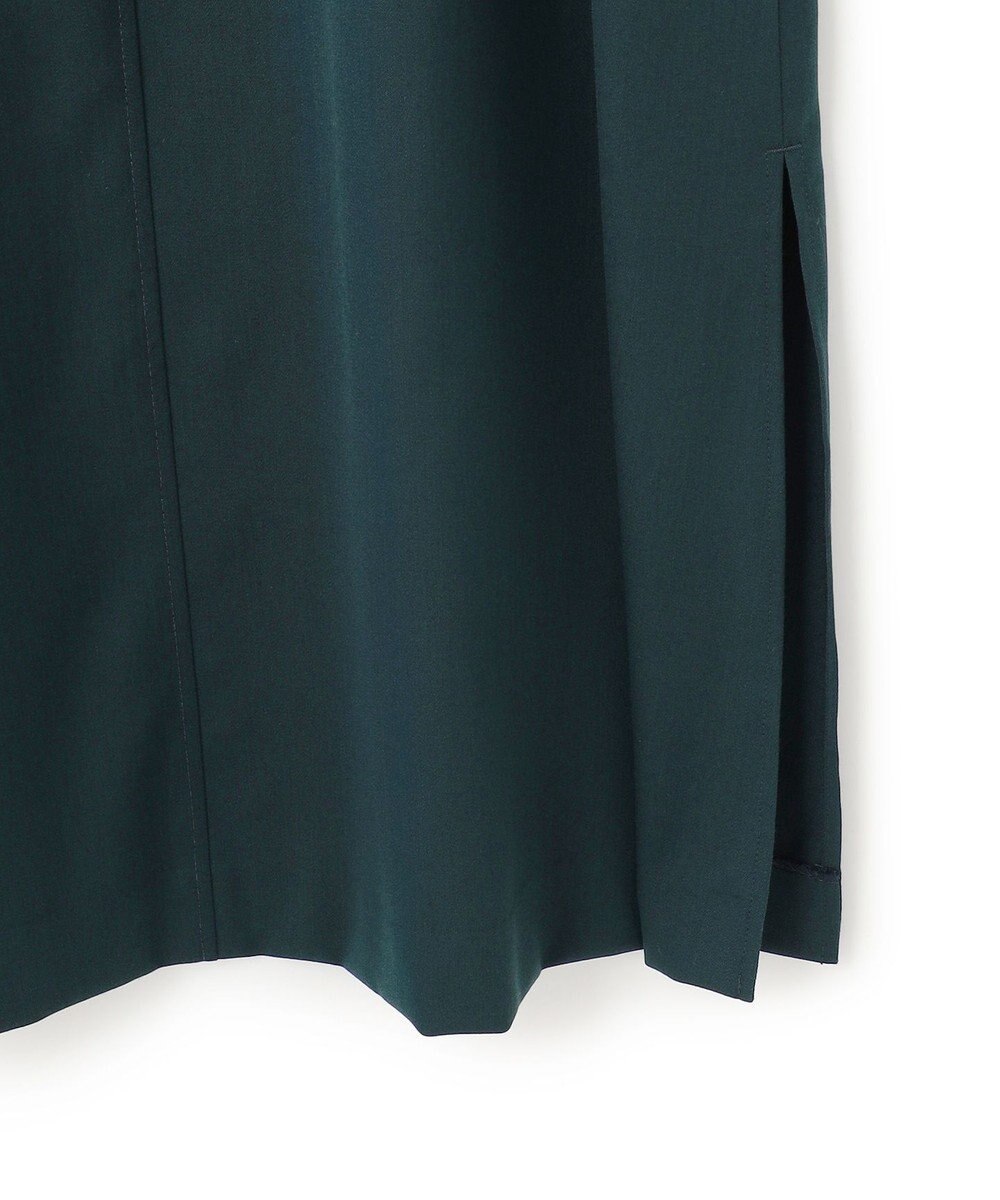 23区 L 【洗える】メリノウールサテン ワンピース 