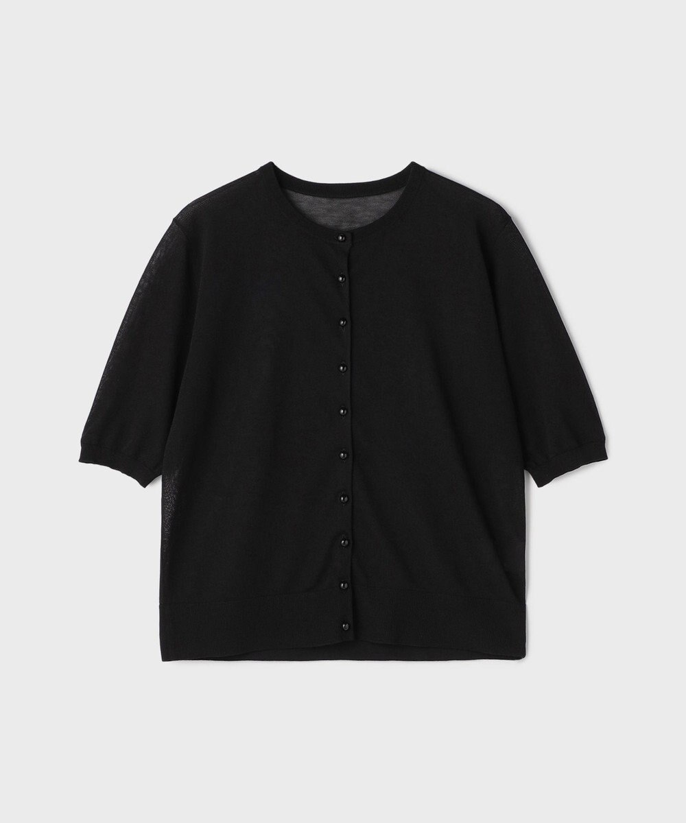 GRACE CONTINENTAL ハーフスリーブニットカーディガン 