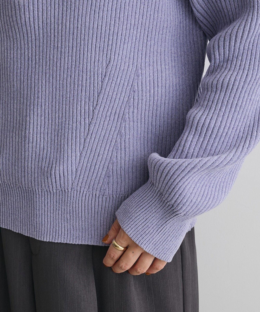 CRAFT STANDARD BOUTIQUE ミニモールハーフジップニットプルオーバー 