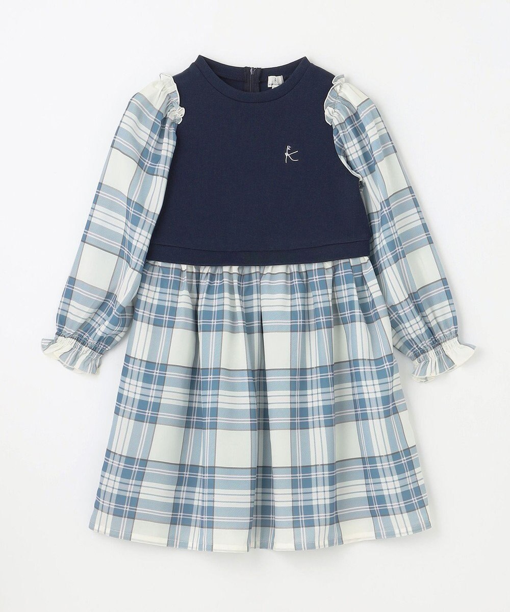 組曲 KIDS 【110-140㎝】ダブルフェイスドッキング ワンピース 