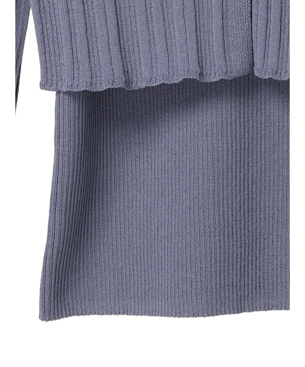 earth music&ecology ＳＥＴ２点ショートカーディガン＋レイヤードタンク 