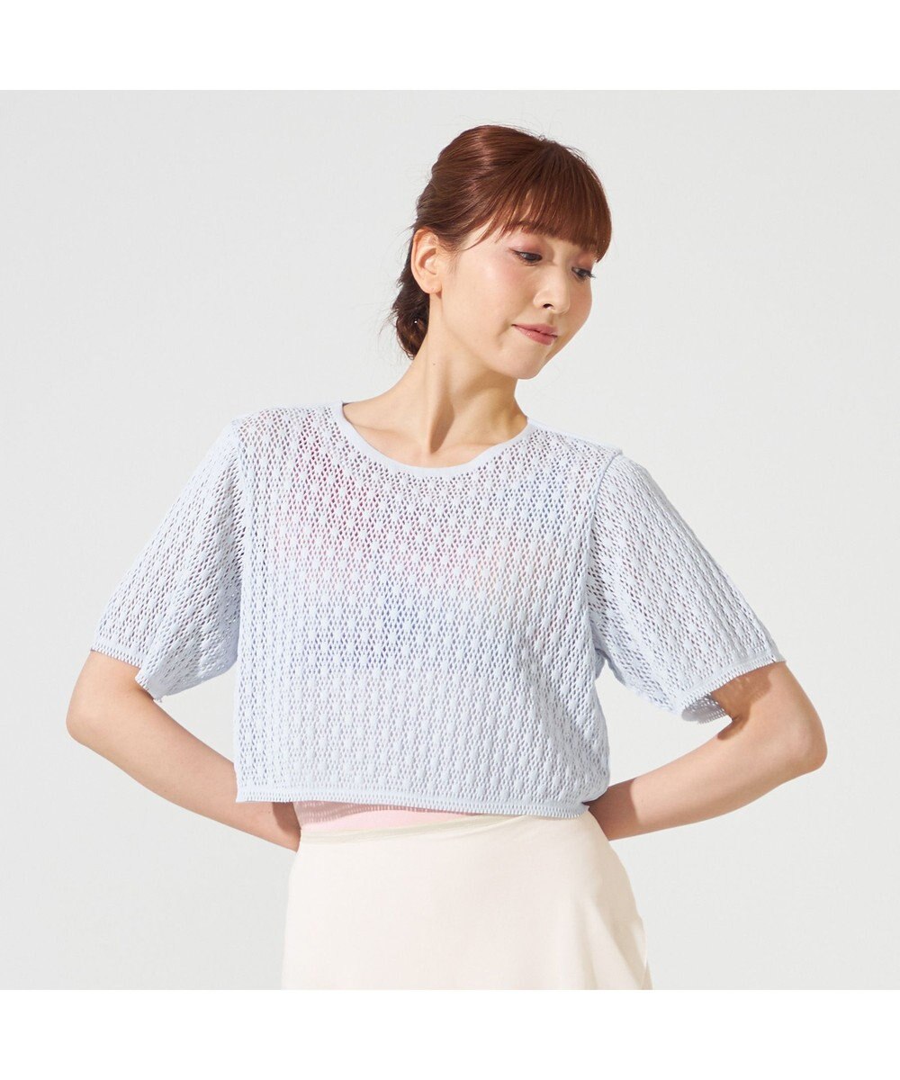 Chacott 【ノーソーイングニット】キシリトールショート丈トップ 