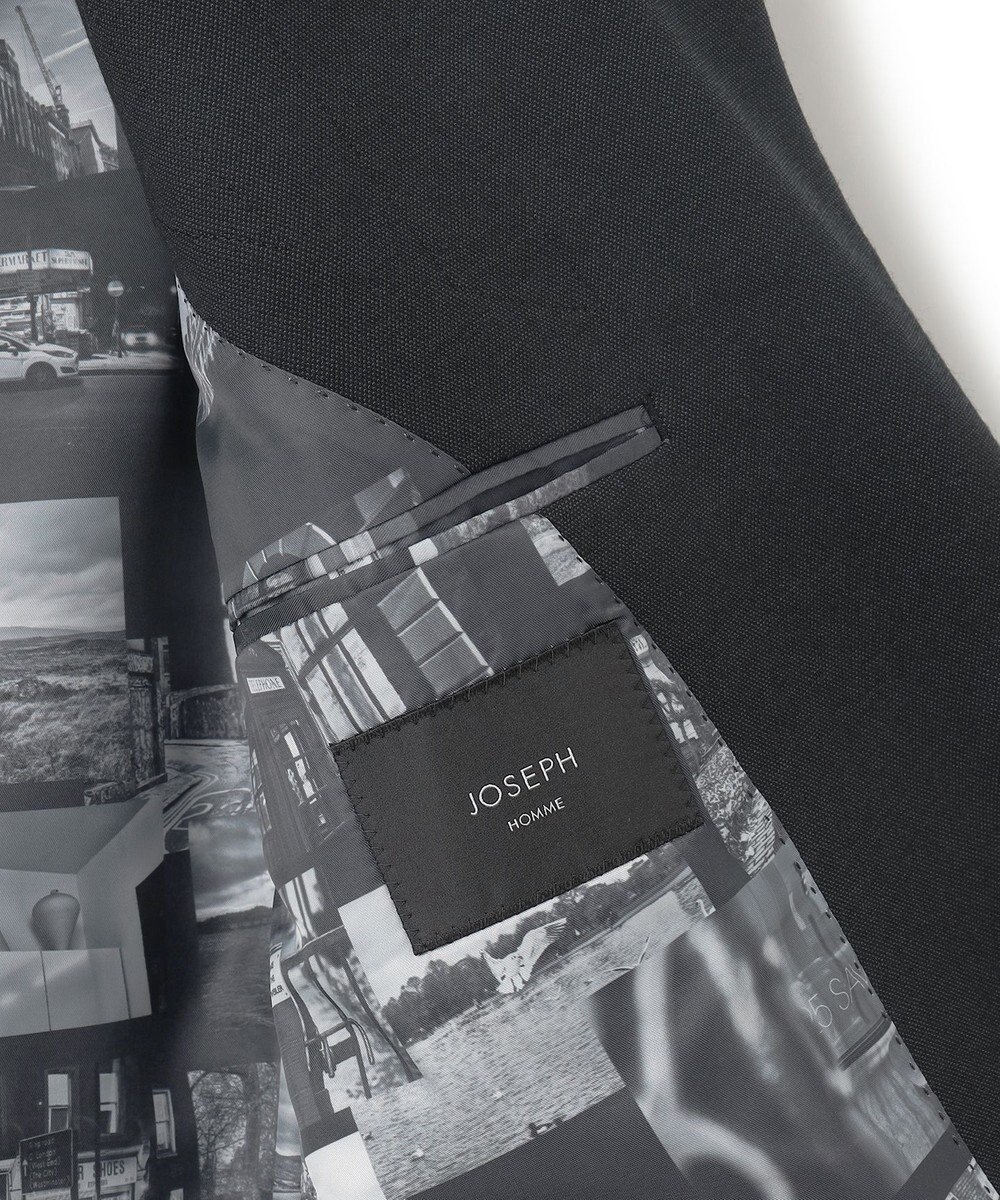 JOSEPH HOMME ウーステッドモックロディ ジャケット＜裏地：フォトコラージュプリント＞ 