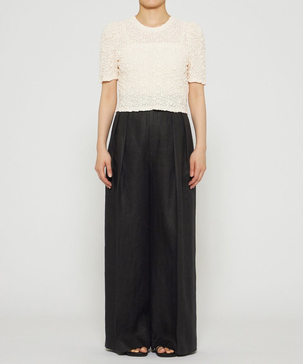 uncrave 【洗濯機洗い可】ストレッチレース トップス （uncrave WHITE） 