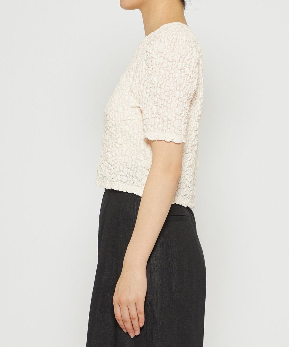 uncrave 【洗濯機洗い可】ストレッチレース トップス （uncrave WHITE） 