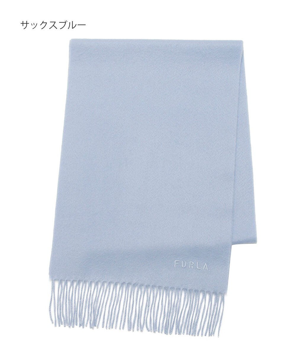 MOONBAT 【洗えるカシミヤ】FURLA カシミヤ100%無地マフラー／幅30cm 